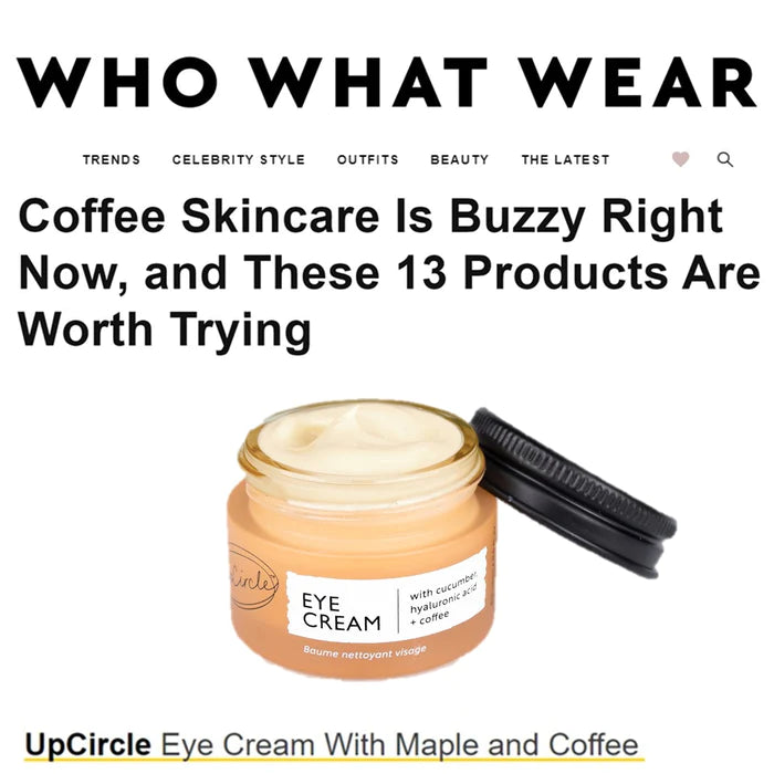 Eye Cream with Hyaluronic Acid & Coffee