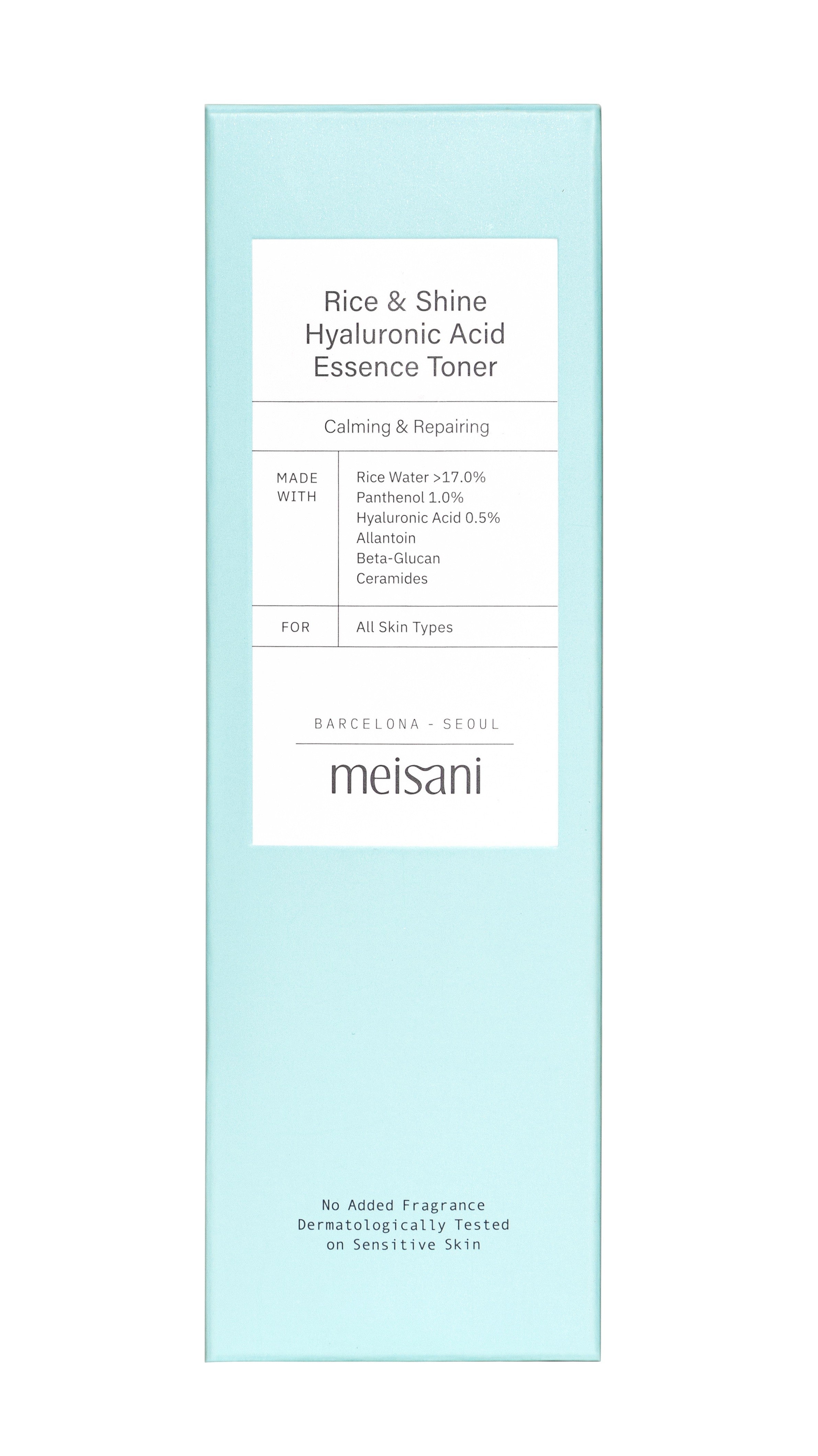 Meisani - Rice And Shine Hyaluronic Acid Essence Toner 150ml