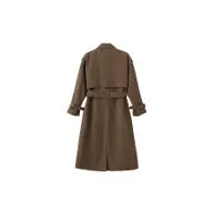 Zip Up Yoke Trench Coat