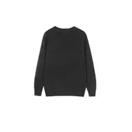 Sheer Triangular Panelled Thin Knit Sweater