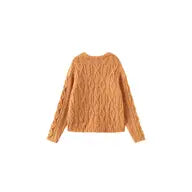 Round Neck Cable Knit Jumper