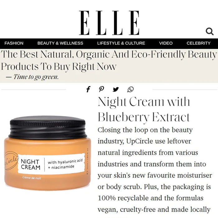 Night Cream with Hyaluronic Acid + Niacinamide