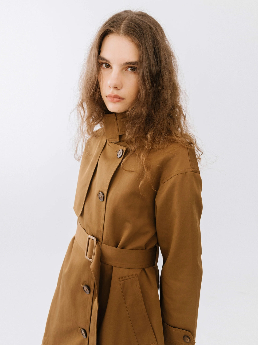 Caramel Single Breasted Macintosh Coat