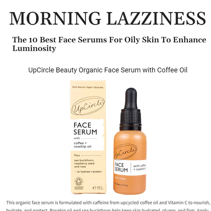 Organic Face Serum with Coffee Oil