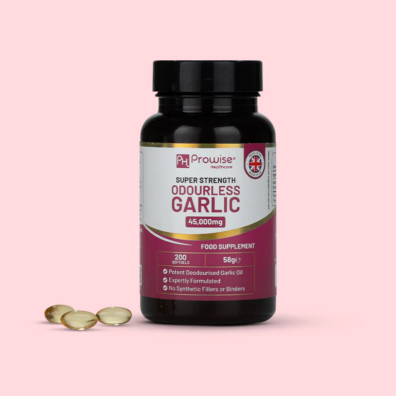 Premium Odourless Garlic Capsules High Strength