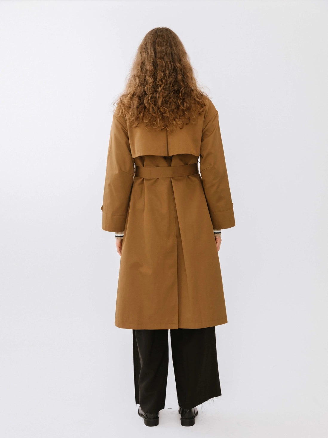 Caramel Single Breasted Macintosh Coat