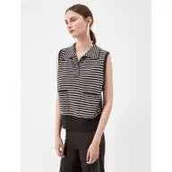 Striped Thin Knit Vest