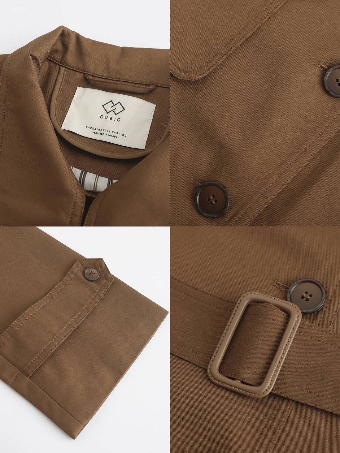 Caramel Single Breasted Macintosh Coat