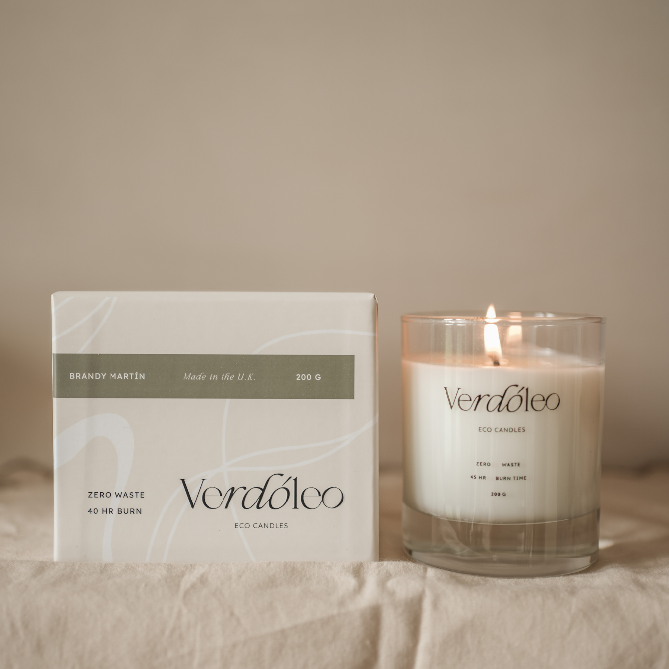 Verdóleo Signature Eco Candle: Brandy Martín